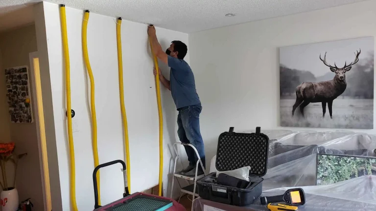 ceiling drying from water damage 768x432